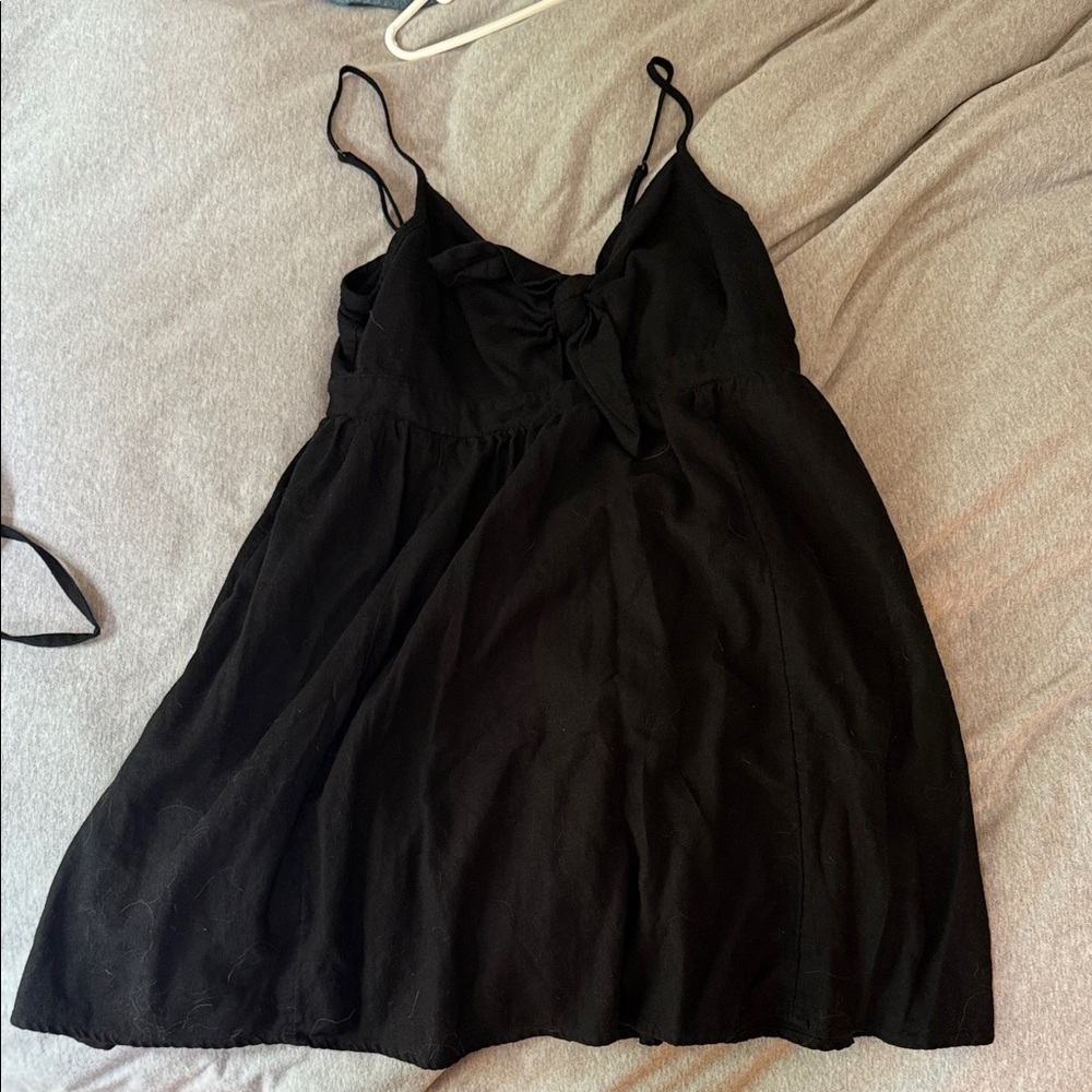 Old Navy Black Bow Detail Dress
